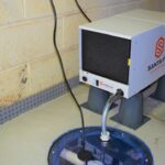 Basement Dehumidifier and Sump Pump in New Jersey Basement Waterproofing Project