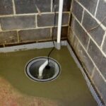 NJ Sump Pump Attached to Exterior Drainage