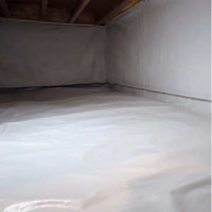 Sealed & encapsulated crawl space in NJ