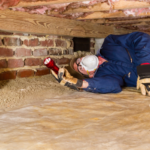 Inspecting crawl space
