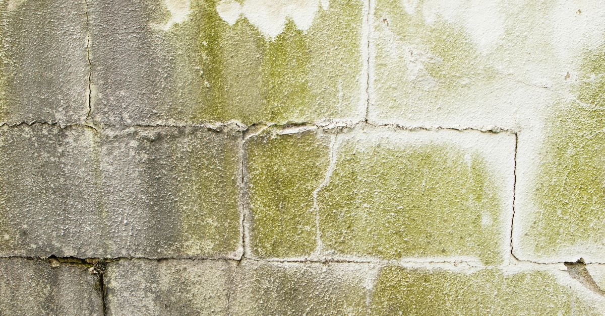 basement-cracks-crumbling-walls-nj-home Basement wall cracks and crumbling concrete from water in basement of new jersey home