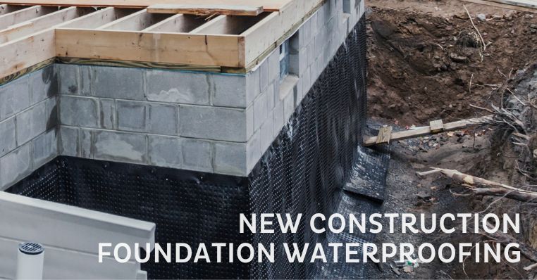 New Jersey New Construction Foundation Waterproofing