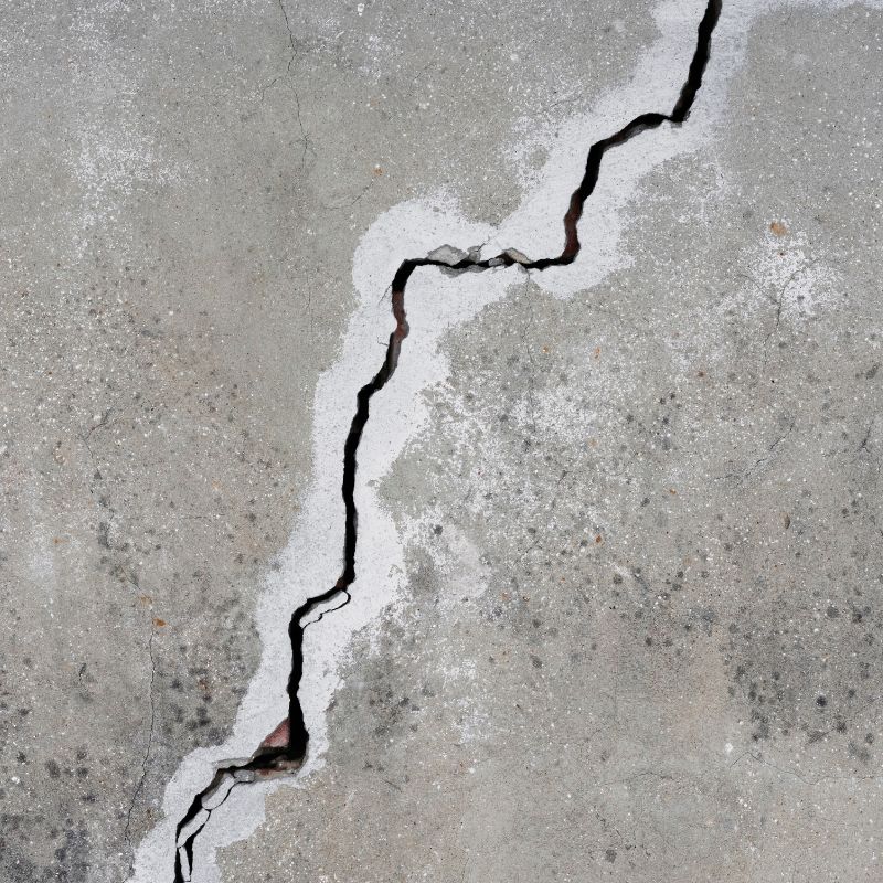 Basement wall cracks can allow basement water leaks
